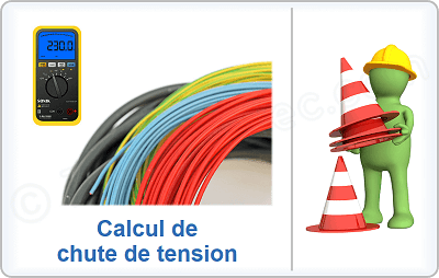 Calculer en ligne la chute de tension d'un circuit électrique.