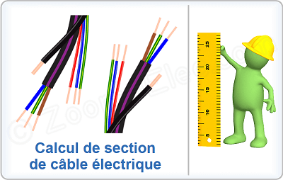 Calculer en ligne la section requise d'un câble électrique.