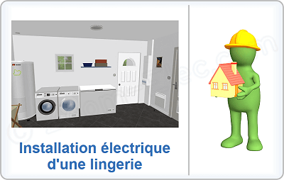 Comment réaliser l'installation électrique d'une lingerie ou buanderie ?