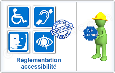 Quelles sont les normes d'accessibilité électrique pour les personnes handicapées ?