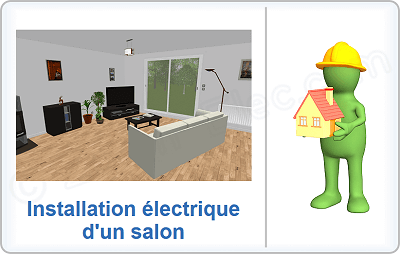 Comment réaliser l'installation électrique d'un salon ?